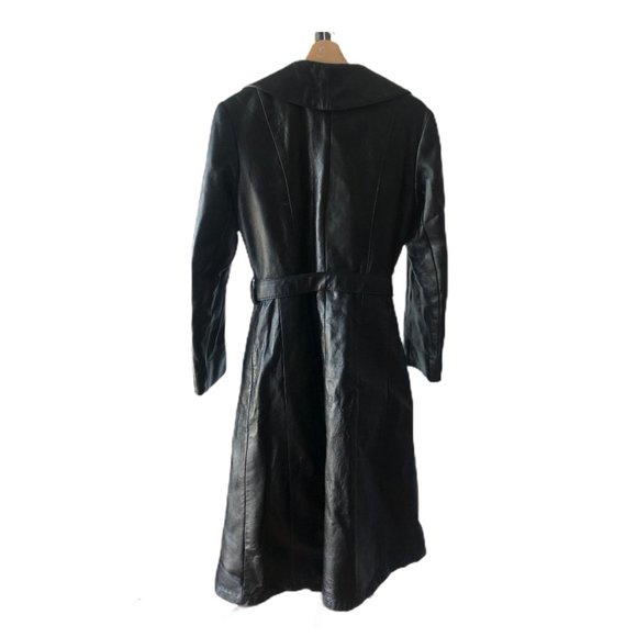 Women's Black Leather Jacket - Picture 6 of 6